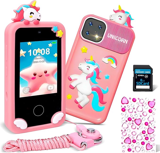 GIRLS CREATIVITY Kids Smartphone for Girls Educational Games Birthday Gifts for Girls